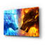 Trinx «Fire and Ice» par JoJoesArt, art mural en verre acrylique-1280381071