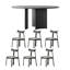 Ensemble simple de table de salle à manger et de chaises-106612828