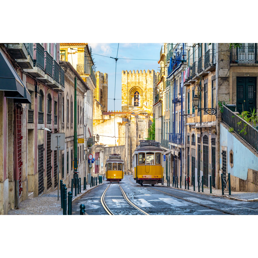 Straßenbahn in Lissabon, Portugal - Drucken