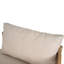 Chaise longue de patio en bois d'acacia avec coussins amovibles Adria-1471015317