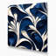 "Abstract Florals 17", art mural sur toile bleue-490548334