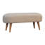 Hollway Cotton Upholstered Bench