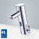 Brushed Nickel Touchless Faucet with Temperature Control Function