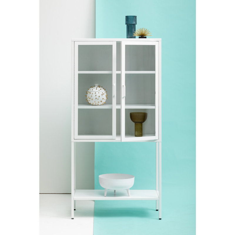 Jhonna 2 -Door 2 -Shelf, White