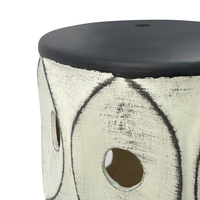 Tabouret creux en céramique