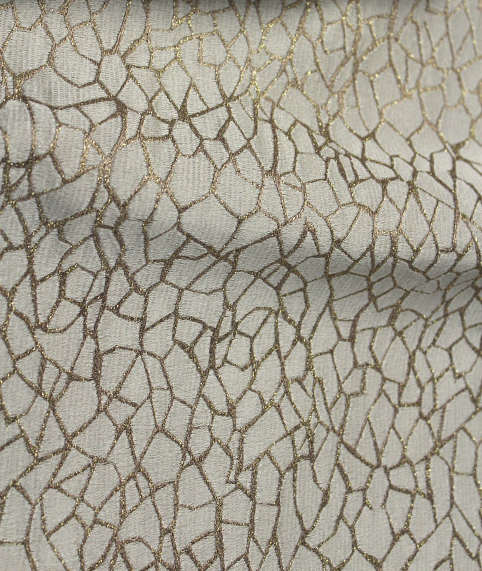 Tissu d'ameublement 100% cristal Gravel, Minuit