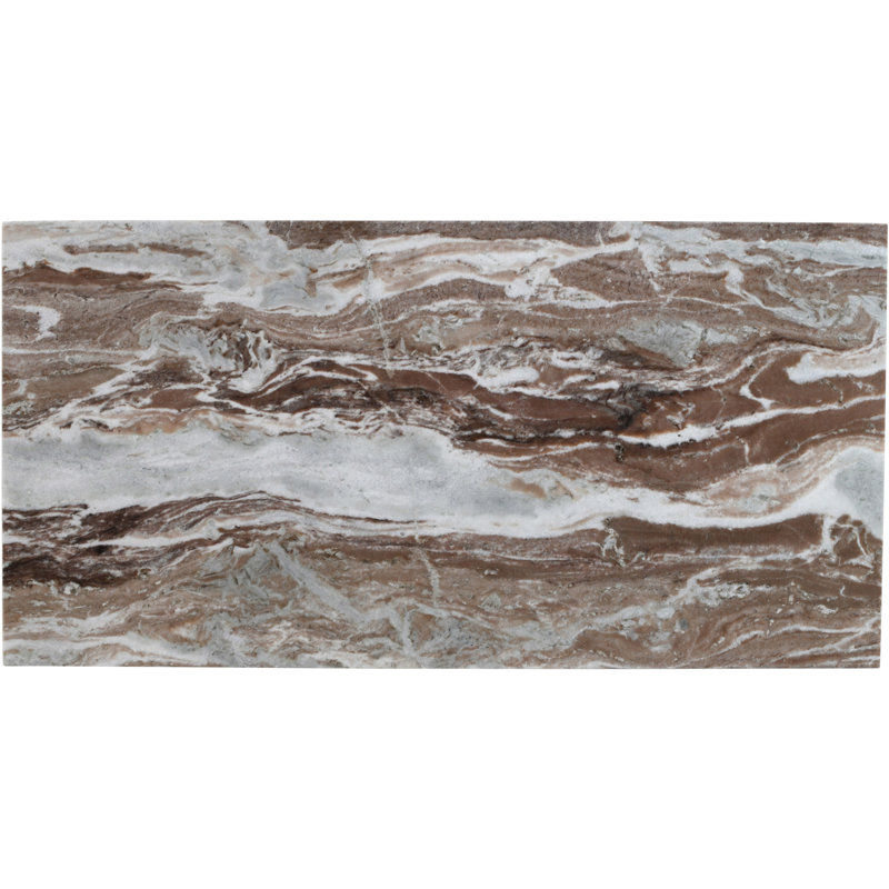 Table basse Olas, Marbre brun