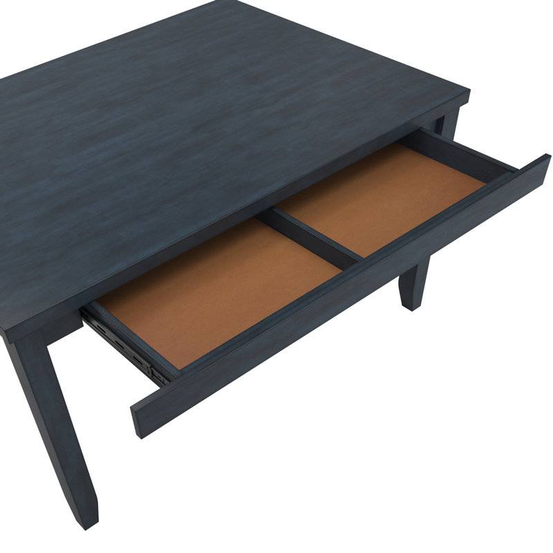 Table de salle à manger Alyra, Denim antique
