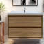 Meuble-lavabo et lavabo en bois moderne, solution de rangement peu encombrante