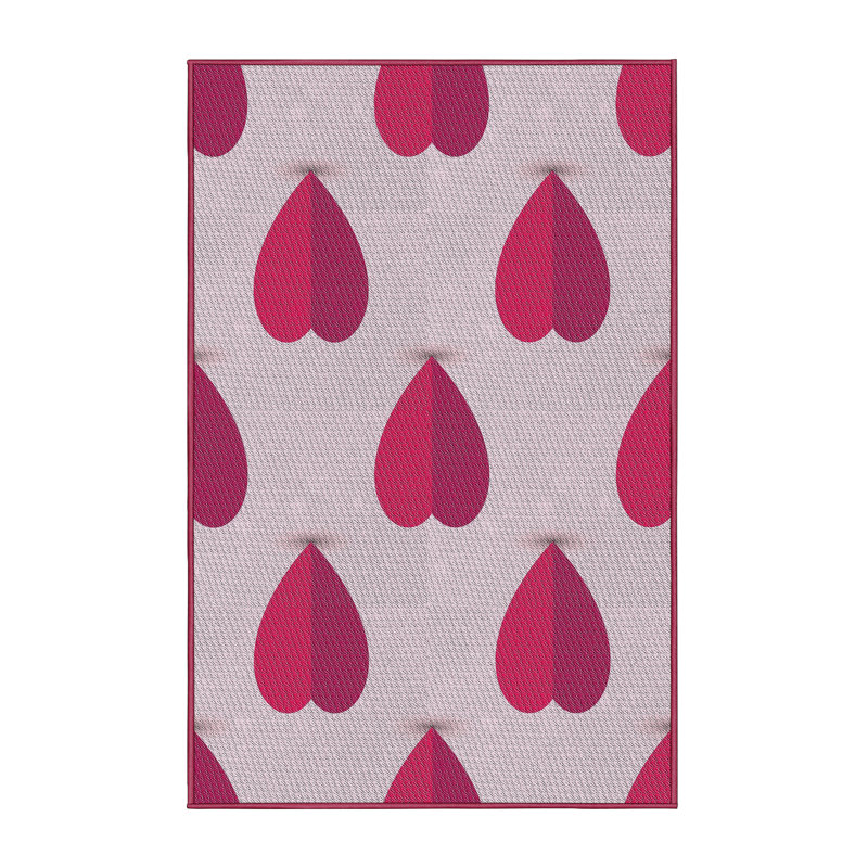 Tapis rose Hagan, Rectangle 6 pi x 9 pi