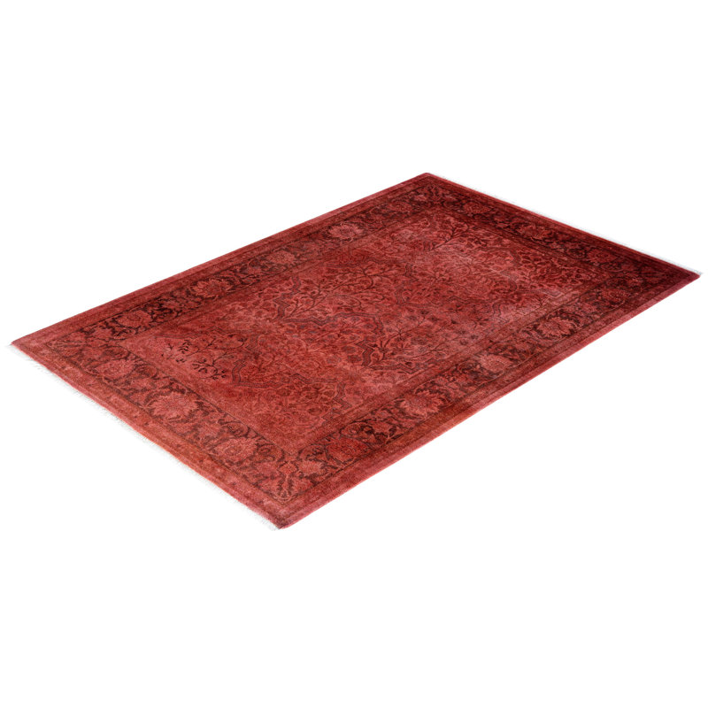 Kishwar One-of-a-Kind 3' 3" X 4' 10" Hand Knotted Area Rug