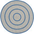 Blue/Ivory