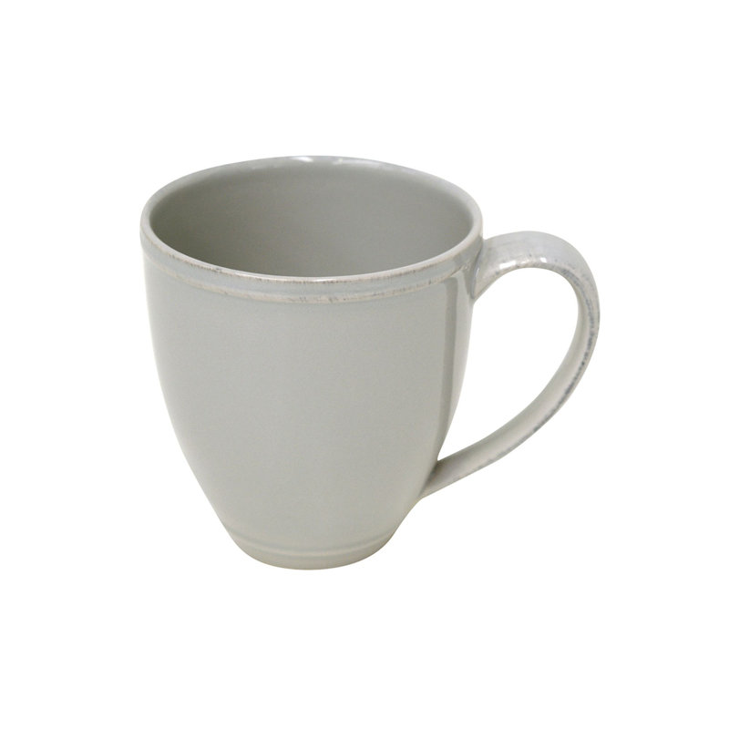 Friso Handmade Stoneware Coffee Mug, Gray