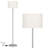 Borg 61.42'' Traditional Floor Lamp-668199488-668199491
