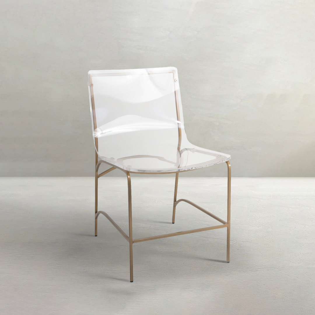 Penelope Side Chair in Clear Gabby 