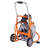 Drain Cleaner Machine 75FT x 1/2 Inch Auto Feed with Wheels & 8 Cutters