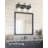 3-Light Bathroom Vanity Light In Matte Black With Clear Glass Shades, Modern Wall Sconce For Mirror Lighting In Bathroom Or Kitchen-397975547-397975545-397975298