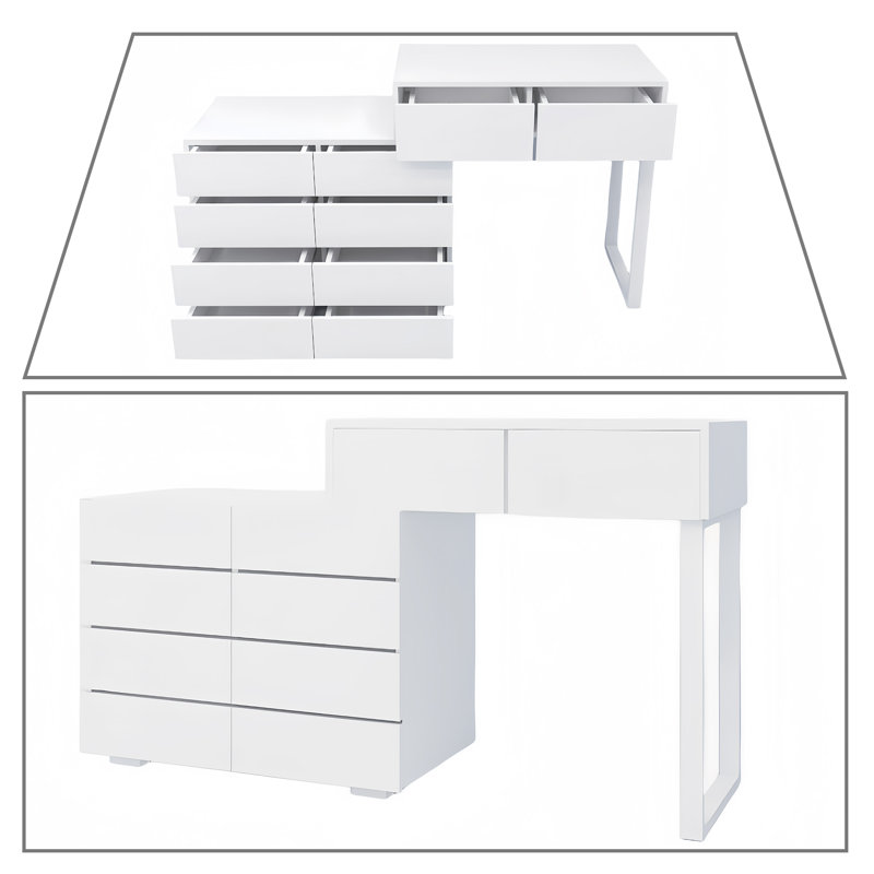 Commode à 10 tiroirs 31,51 po Margerett