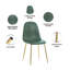 Chaise d'appoint en velours Adryel-226952694-226952695
