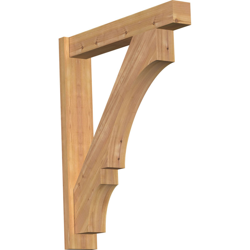 Bloc balboa rustique en bois rustique, P 30 po x H 36 po, Sapin Douglas de 6 po (sciage brut)