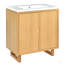 Ensemble de meuble-lavabo 30 po avec lavabo, armoire combinée, armoire de rangement pour salle de bain, structure en bois massif-1228398897