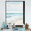 «Beach Photo Tranquil Waters II - Coastal Beach», art mural
