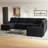 U-Shaped Stoarge Sofa Convertible Oversized Livingroom Couch-1860890437