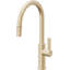Corsano Contemporary Pull Down Kitchen Faucet with Button Sprayer High Arc Spout and FB Series Handle-1276803457