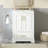 Lucerne 24" Freestanding Bathroom Vanity with Ceramic Sink, Divided Drawer & Soft-Close Doors-123413727