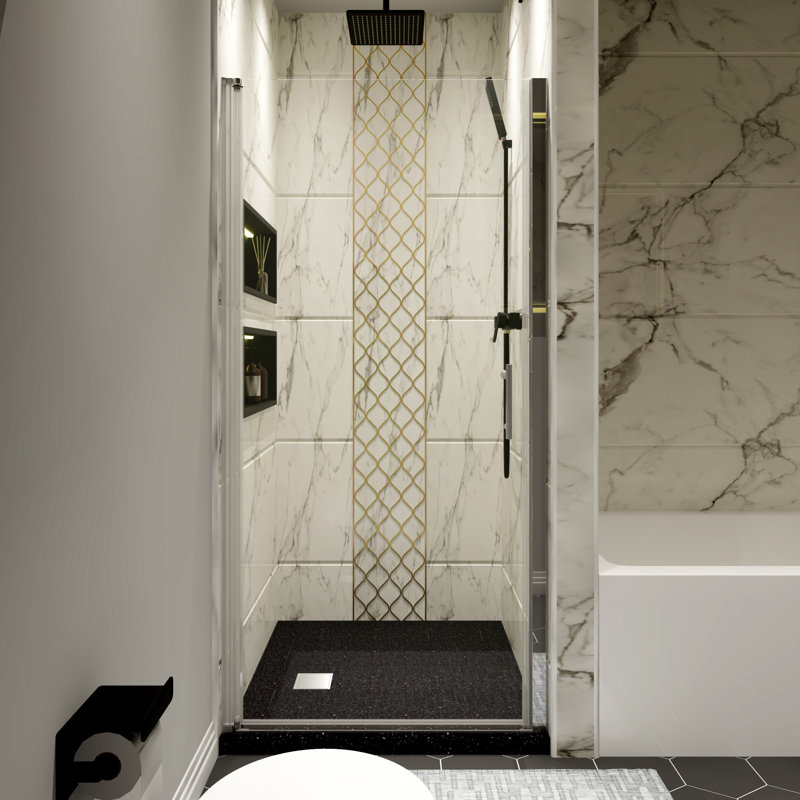SHOWER DOORS, Chrome