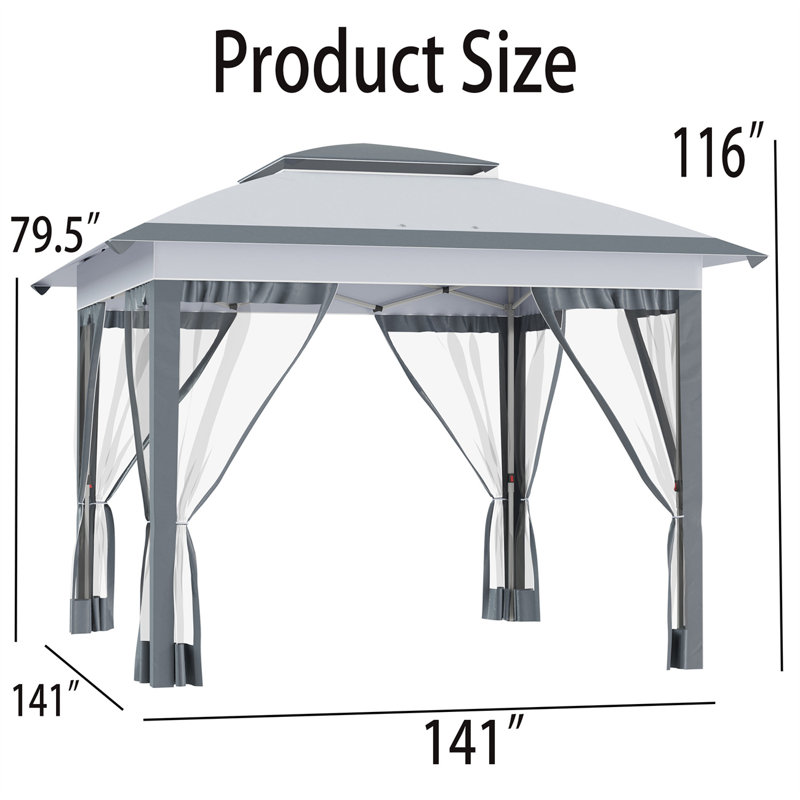 Outdoor Gazebo For Garden/patio, White