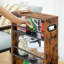 Christerfer Wood Bar Cart-1703130546