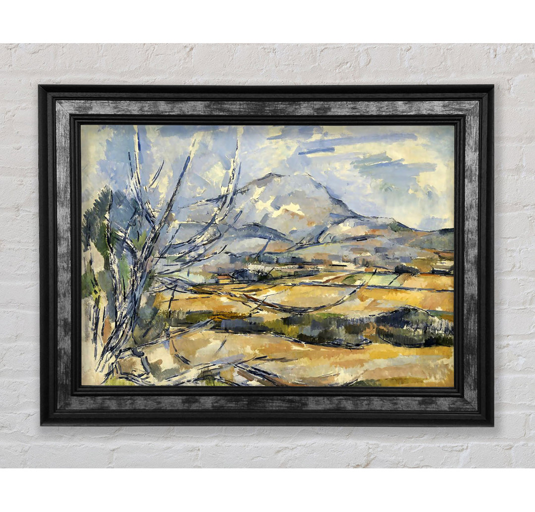 Cezanne Montagne Sainte-Victoire - Einzelner Bilderrahmen Kunstdrucke