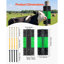 Livestock Scratching Brush, Goat Scratcher Brush Post with 8 Screws, 16.9" x 7.5" Cow Scratcher for Back Itch Relief, Massage Grooming Scratch Tool for Horse Cattle Sheep Pig, Green & Black-452654942