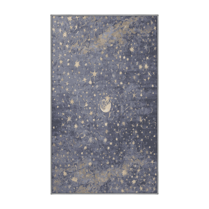 Tapis gris lavable à la machine, Rectangle 2 pi x 3 pi