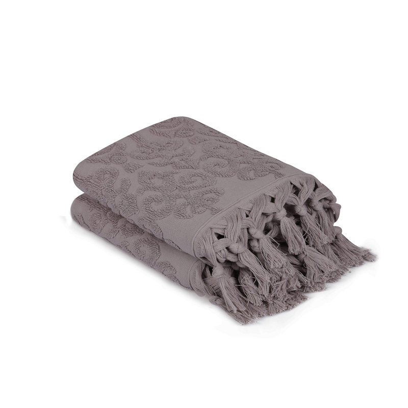 Ensemble de serviettes luxueuses, lilas, 19,7 x 35,4 pouces | 100% coton, 16,2 oz / verge carrée | Doux et absorbant, lavage doux à 86 ° F | Parfait pour la salle de bain ou le spa, design élégant et élégant