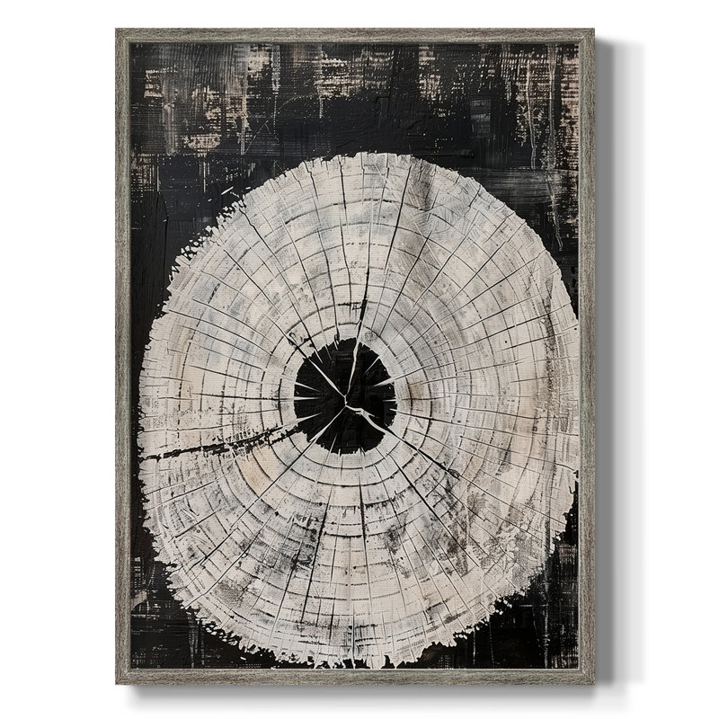 ABSTRACT Series CLXIV, reproduction encadrée - bois massif, H 21 po x l 17 po