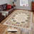 Stylish Woven Carpet, 5.2 x 7.5 Feet | 100% Polyester, 0.3 in Pile Height, Antibacterial, Non-Slip PVC Dot Underside | Machine Washable, 3D Digital Print | Perfect for Living Room, Bedroom & Home Décor-246382040