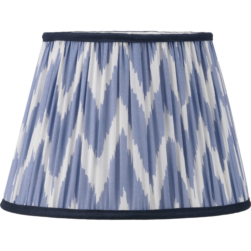 Cotton Empire Lamp Shade ( Uno ), 21" H x 30" W x 30" D, Blue