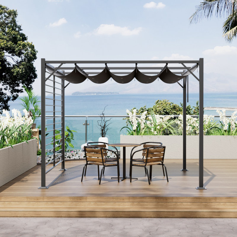 2.3m x 3m Metal Pergola