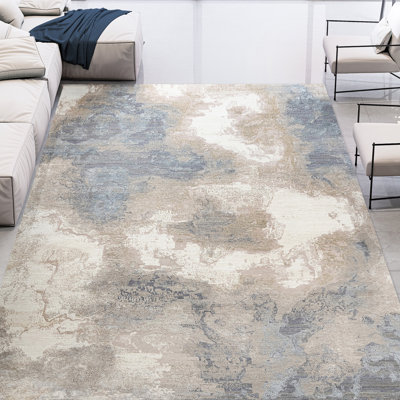Tapis rectangulaire noué à la main