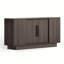 Buffet de 63 po avec 4 portes coulissantes et armoire de rangement en bois-547386726