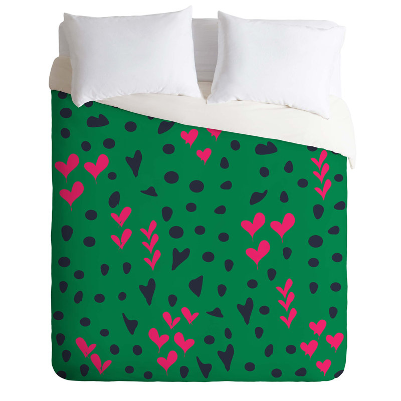 Ensemble de housse de couette animal love, Housse de couette pour grand lit et 2 taies décor
