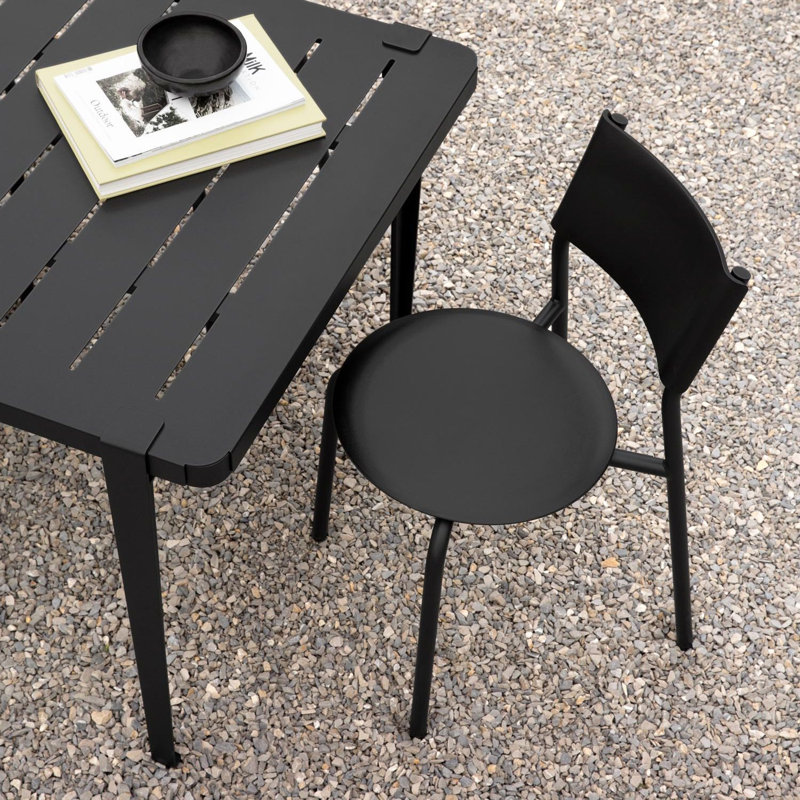 Chaise d'appoint midi, Graphite Black