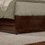 Lit plateforme en bois massif Lamareon avec pied de lit et lit gigogne-1852938153-1839961358