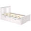 Lit plateforme double en bois massif Bolinger par Harriet Bee-178624778-241173229