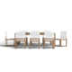 Joly 87'' Rectangular 8 - Person Outdoor Dining Set