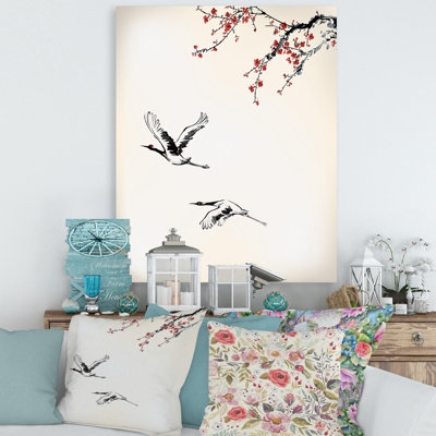 Sweet Winter Birds - peinture sur toile