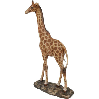 Nature Wildlife Realistic Safari Savannah Masai Giraffe Standing Figurine