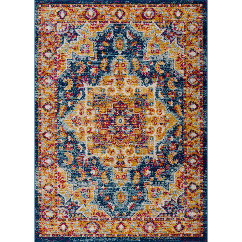 Sereno Oriental Indoor Rug, Rectangle 6'7" x 9'